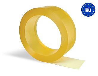 Rollo Lama PVC Flexible (50 metros lineales) 200x2mm Color Transparente Bronce