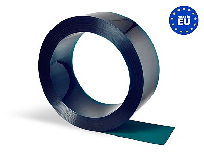 Rollo Lama PVC Flexible (50 metros lineales) 300x2mm Color Transparente Verde