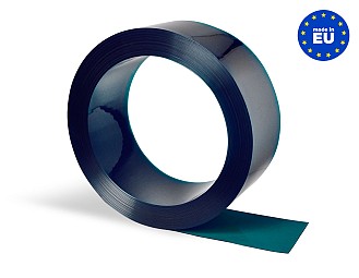 Rollo Lama PVC Flexible (50 metros lineales) 300x3mm Color Transparente Verde