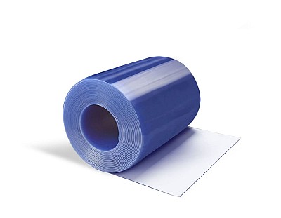 Rollo PVC Flexible (20 metros lineales) 1000x2mm Normal Transparente Azulado