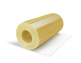 Rollo PVC Flexible (20 metros lineales) 1200x2mm Normal Transparente Azulado